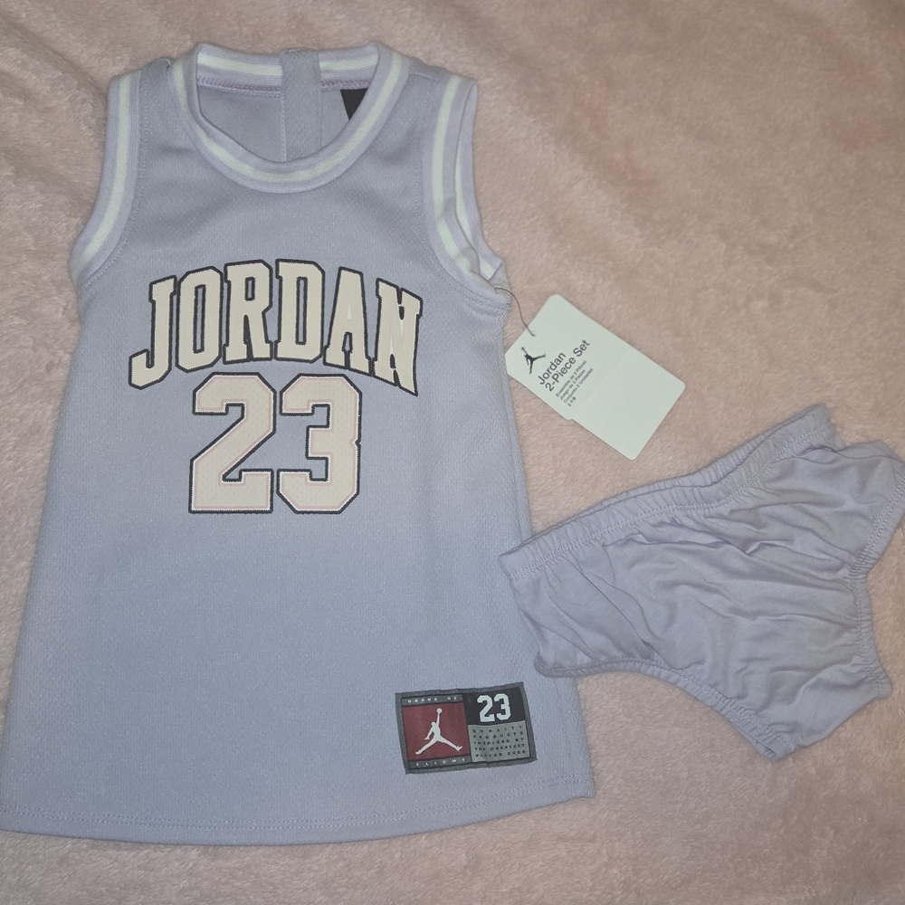 Jordan Kids' Lavender Jersey Set